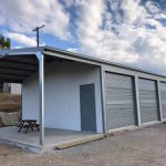Warehouse with shed — Shed kits in Gympie, QLD
