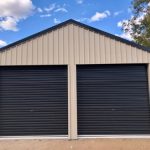 Warehouse double door — Shed kits in Gympie, QLD